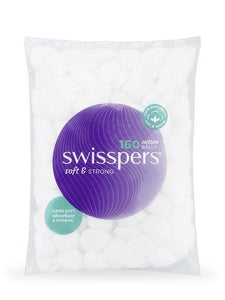 Swisspers Cotton Wool Balls 160 Pack