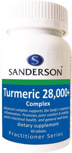 SANDERSON Turmeric 28000+ Cmplx 60
