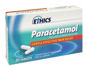 ETHICS Paracetamol 500 mg Tablets 20 limit 5