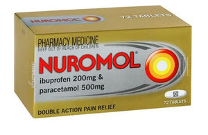 NUROMOL 72 Tablets limit 1