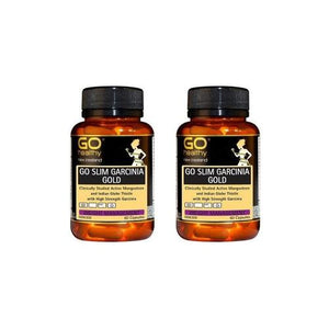 GO Healthy GO Slim Garcinia Gold Twin Pack 2 x 60 Capsules