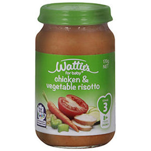 Wattie's Stage 3 Baby Food Chicken & Vegetable Risotto 170g