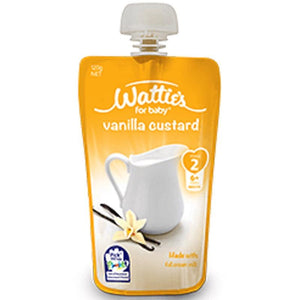 Wattie's Stage 2 Baby Food Vanilla Custard 120g