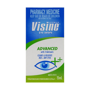 Visine Advanced Eye Drops 15ml