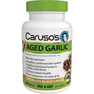 Caruso's Aged Black Garlic 60 Tablets