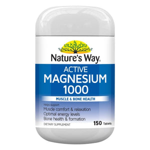 Nature's Way Active Magnesium 1000mg Tablets 150
