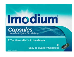 Imodium 2mg Capsules 8 [limited to 8 per order]