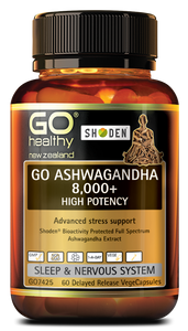 Go Healthy GO Ashwagandha 8000 + Stress & Energy 60 Capsules
