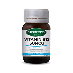 Thompson's Vitamin B12 50mcg 100 Tablets