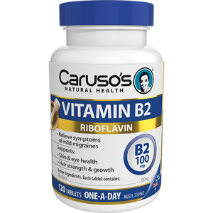 Caruso's Vitamin B2 100mg 120 Tablets