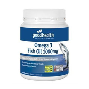 Good Health Omega-3 Fish Oil 1000mg Capsules 400