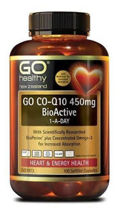 GO Healthy GO CoQ10 450mg BioActive 1ADay 100s