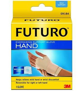 Futuro Energizing Hand Support Glove SMALL/MEDIUM - Everyday Use  09183