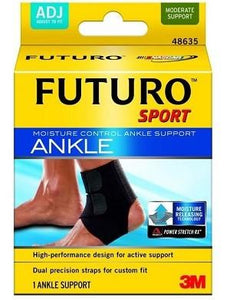 Futuro Sport Moisture Control Ankle Support Adjustable - Sports Use  48635