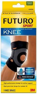 Futuro Sport Moisture Control Knee Support - LARGE - Sports Use 45697