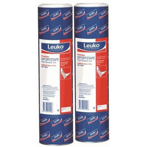 Leuko Premium Plus Rigid Sports Tape 25mm x 13.7m Drum 12 Rolls