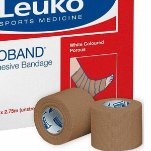 Leukoband Elastic Adhesive Band Tan 7.5cm x 2.75m