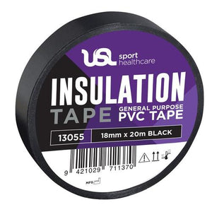USL Sport Insulation PVC Tape Black 18mm x 20m