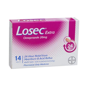 Losec Extra 20mg - 14 Tablets