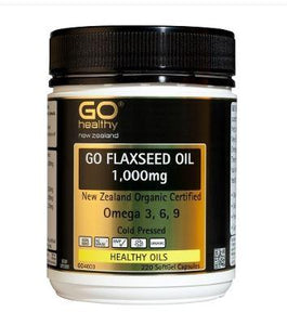 GO Healthy GO Flaxseed Oil 1,000mg Capsules 220