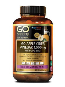 GO APPLE CIDER VINEGAR 1,000mg WITH CAPSI-SLIM