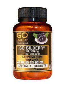 GO Healthy GO Bilberry 30,000mg Capsules 60