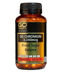 GO Healthy GO Chromium 3,340mcg Capsules 120