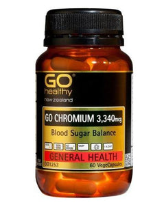 GO Healthy GO Chromium 3,340mcg Capsules 60