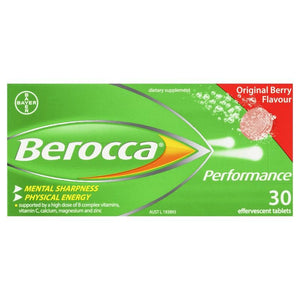 BEROCCA Performance Energy Vitamin Original Berry Effervescent Tablets 30's