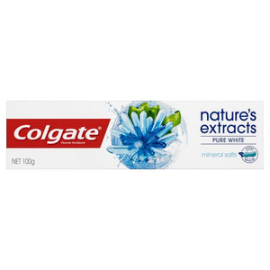 COLGATE Nature's Extracts Pure White Mineral Salts Toothpaste 100g