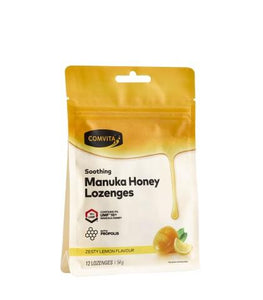 COMVITA Manuka Honey Lozenges Lemon 12s