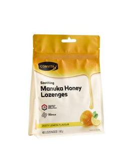 COMVITA Manuka Honey Lozenges Lemon 40s
