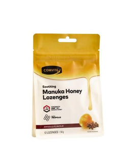 COMVITA Manuka Honey Lozenges Aniseed 12s