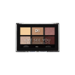 DB Designer Brands Eye See You 6 Shade Eyeshadow Palette - Coco Loco