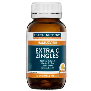 ETHICAL NUTRIENTS Immuzorb Extra C Zingles Orange 50s