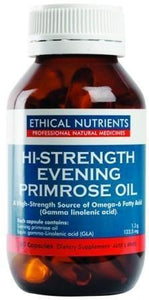 ETHICAL NUTRIENTS Hi-Strength Evening Primrose Oil Capsules 60s