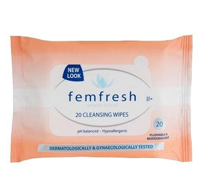 FEMFRESH Cleansing Wipes 20 pack