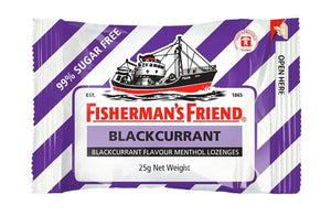 FISHERMANS FRIEND Blackcurrant Sugarfree Lozenges 25g