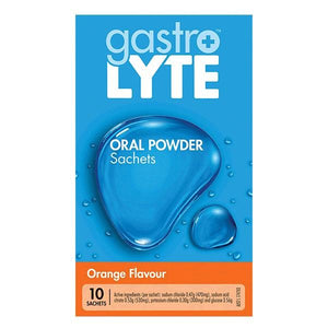 GASTROLYTE Electrolyte Hydration Powder Orange 10s