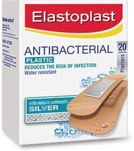 ELASTOPLAST Antibacterial Plastic Plaster 20s