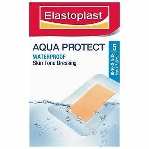 Elastoplast Aqua Protect Skin Tone Dressing 5cmx7.2cm 5s