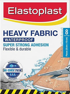 ELASTOPLAST Heavy Fabric Waterproof Dressings 8 pack