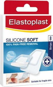 ELASTOPLAST Silicone Soft Plasters 8 pack