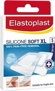 ELASTOPLAST Silicone Soft Plasters XL 5 pack
