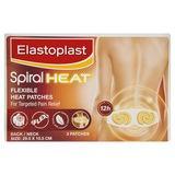 ELASTOPLAST Spiral Heat Flexible Back and Neck Patch 3 pack