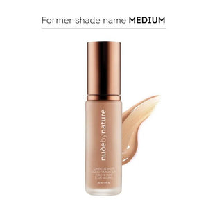 NUDE BY NATURE Luminous Sheer Liquid Foundation Warm Nude