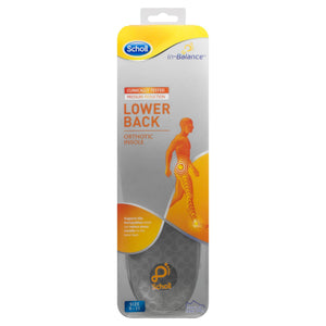 SCHOLL In-Balance Lower Back Orthotic Insole L