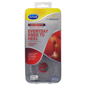 SCHOLL In-Balance Everyday Knee To Heel Orthotic Insole Small