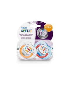 Philips Avent 6 months + Fashion Soother 2 Pack