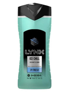 LYNX Shower Gel Ice Chill 3 in 1 400ml